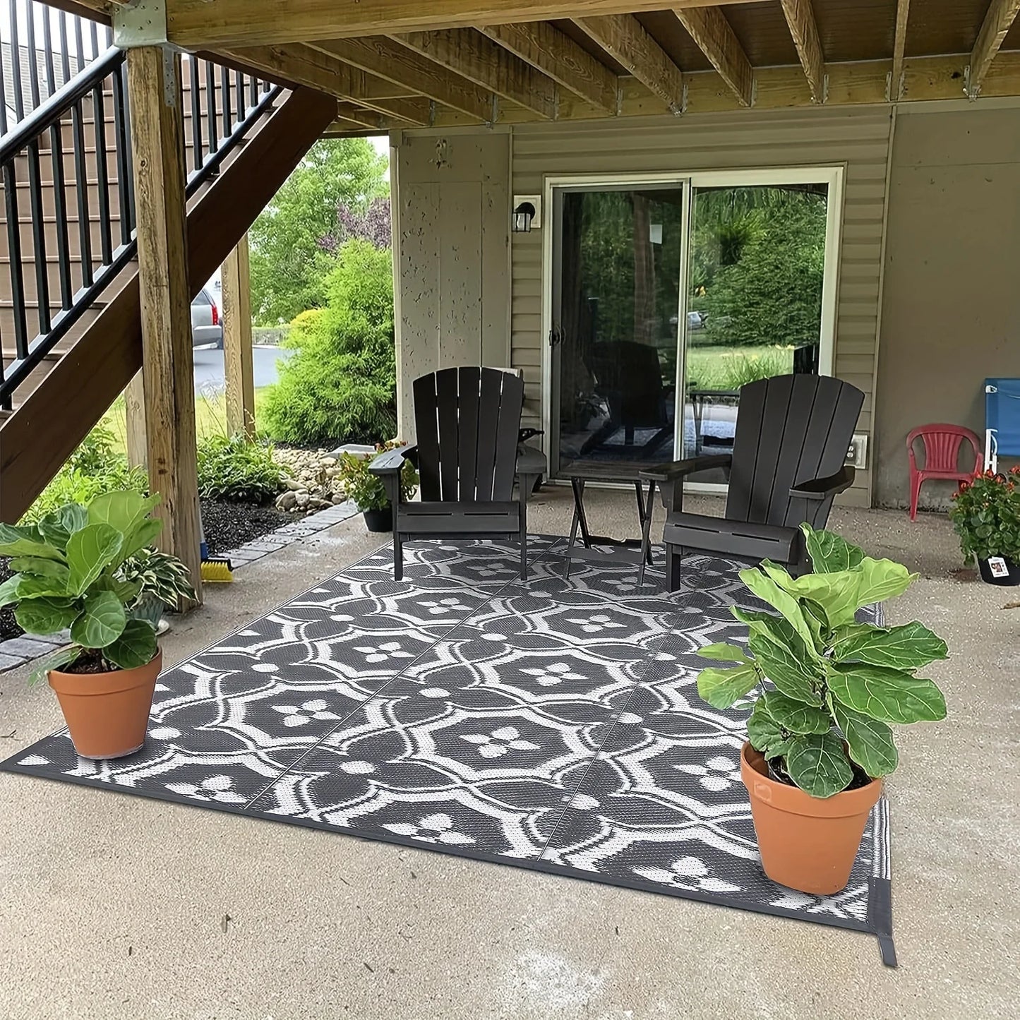 Boho Foldable Outdoor Rug – 3 Sizes Available